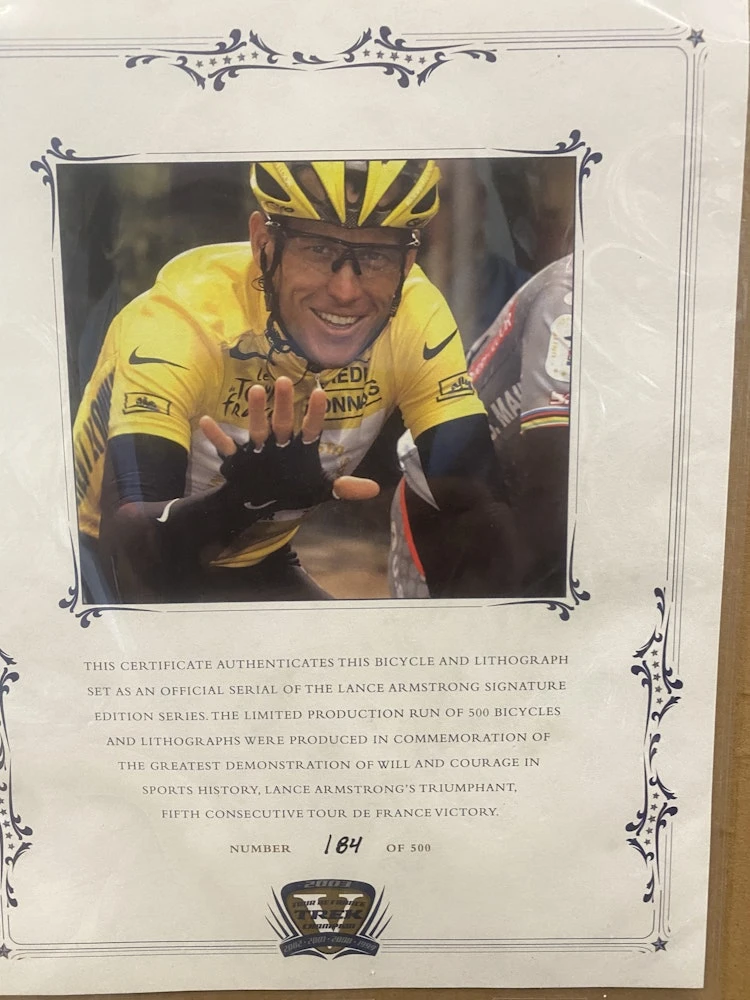 Trek 5900 Limited Edition 5 Time Tour Winner 181 Of 500 2004 14 Trek 5900 Limited Edition 5 Time Tour Winner 181 Of 500 2004 - Image 14