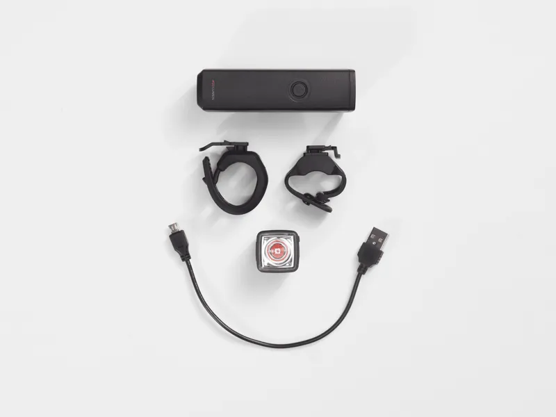 Trek Commuter Comp R/Flare R City Bike USB Light Set - Black 5 Trek Commuter Comp R/Flare R City Bike USB Light Set - Black - Image 5